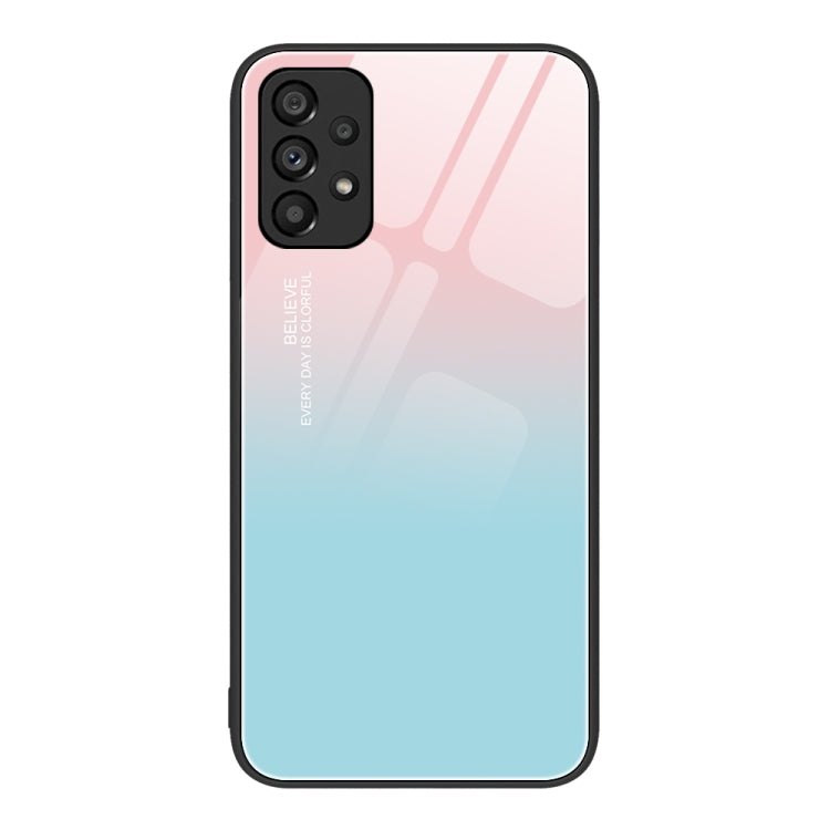 For Samsung Galaxy A53 Colorful Painted Glass Phone Case