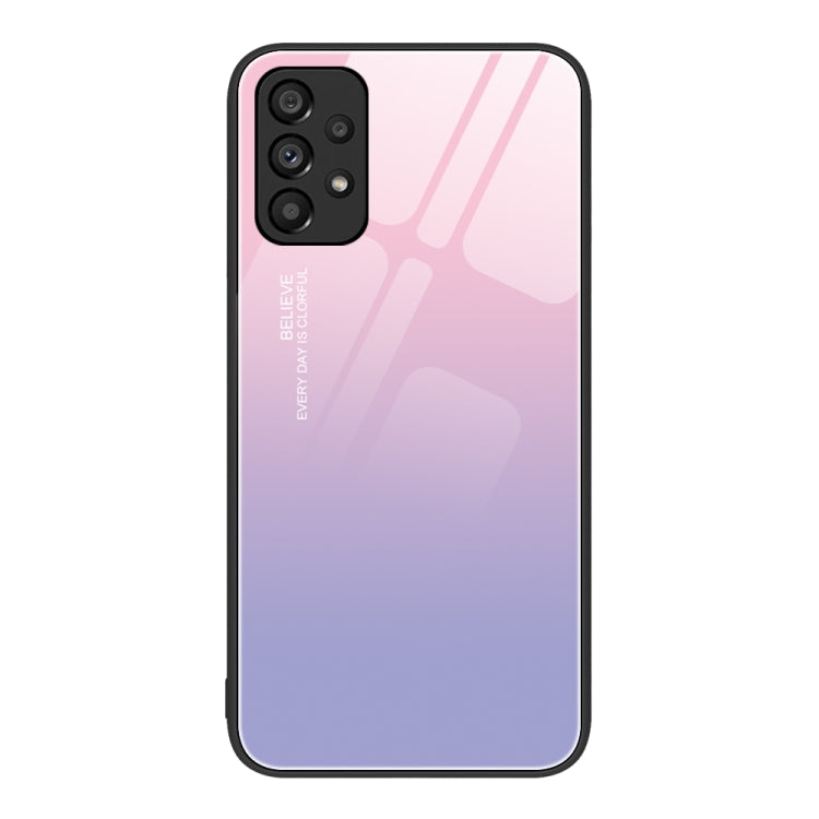 For Samsung Galaxy A53 Colorful Painted Glass Phone Case