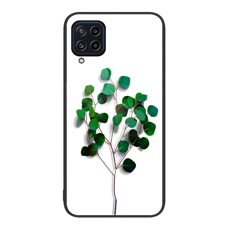 For Samsung Galaxy M32 Colorful Painted Glass Phone Case