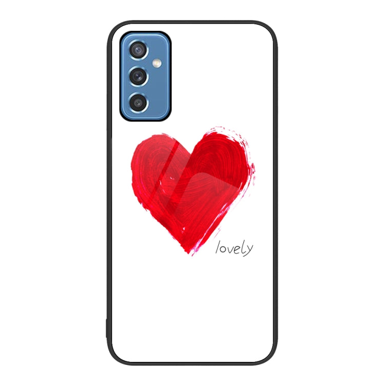 For Samsung Galaxy M52 5G Colorful Painted Glass Phone Case