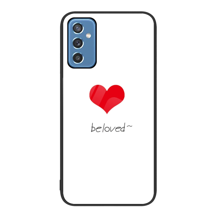 For Samsung Galaxy M52 5G Colorful Painted Glass Phone Case