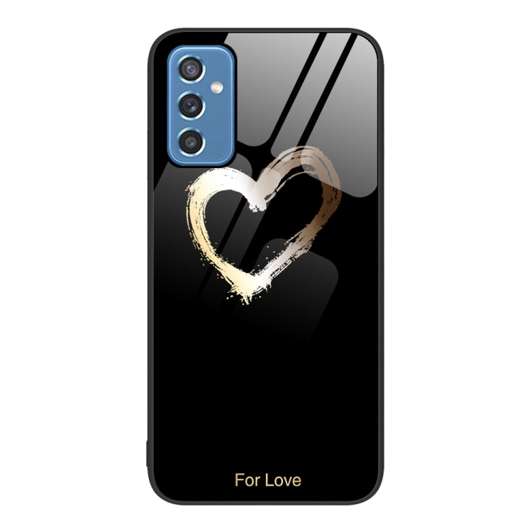 For Samsung Galaxy M52 5G Colorful Painted Glass Phone Case
