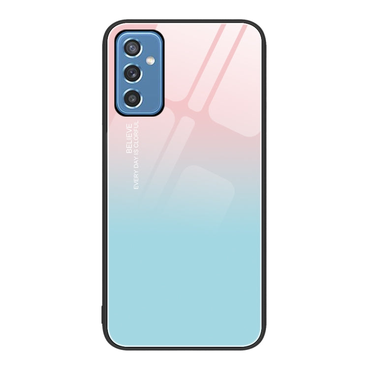 For Samsung Galaxy M52 5G Colorful Painted Glass Phone Case