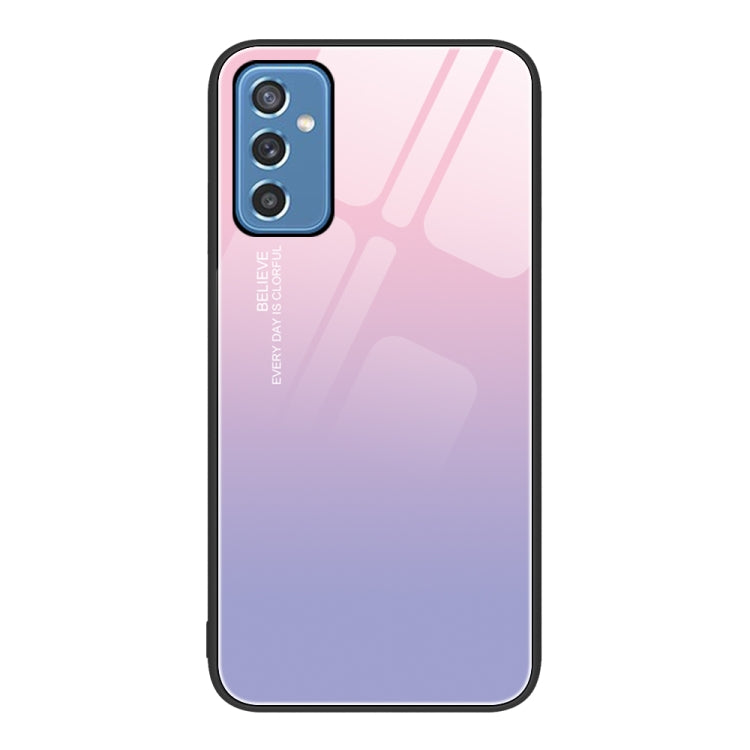 For Samsung Galaxy M52 5G Colorful Painted Glass Phone Case