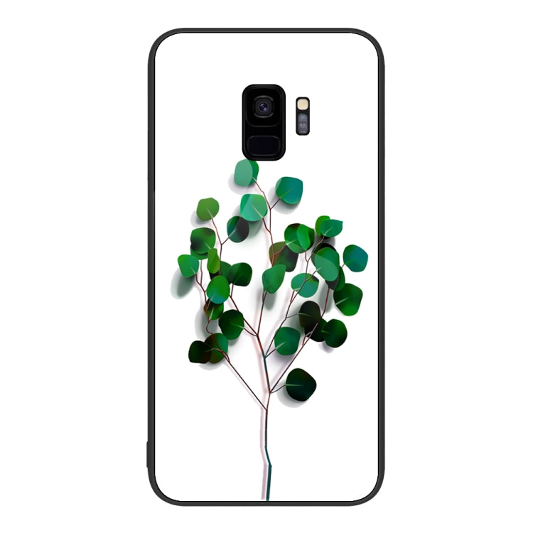 For Samsung Galaxy S9+ Colorful Painted Glass Phone Case