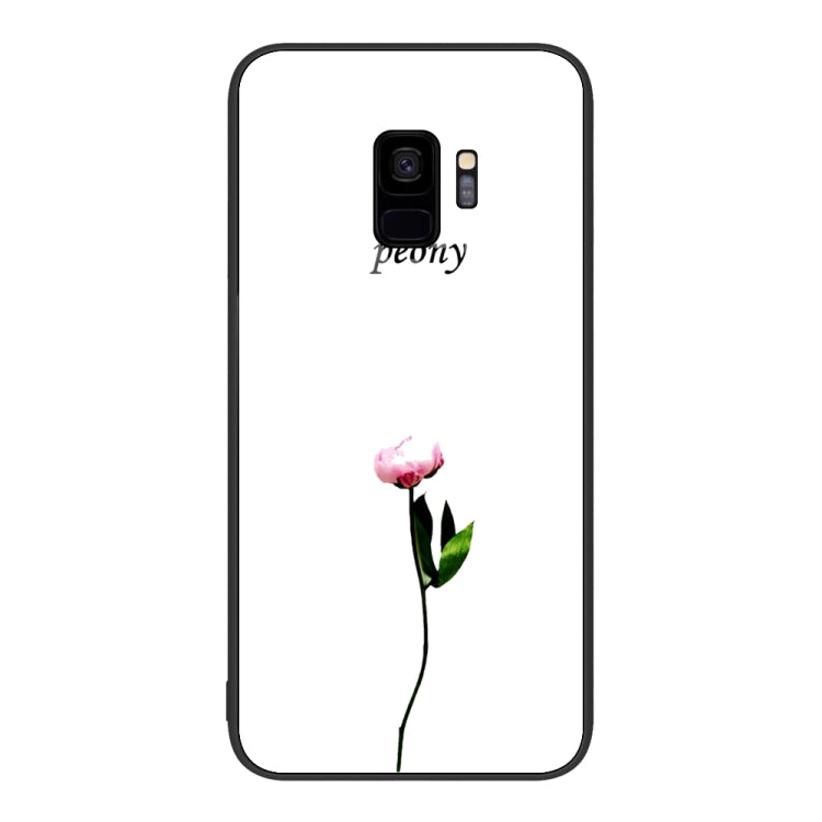 For Samsung Galaxy S9+ Colorful Painted Glass Phone Case