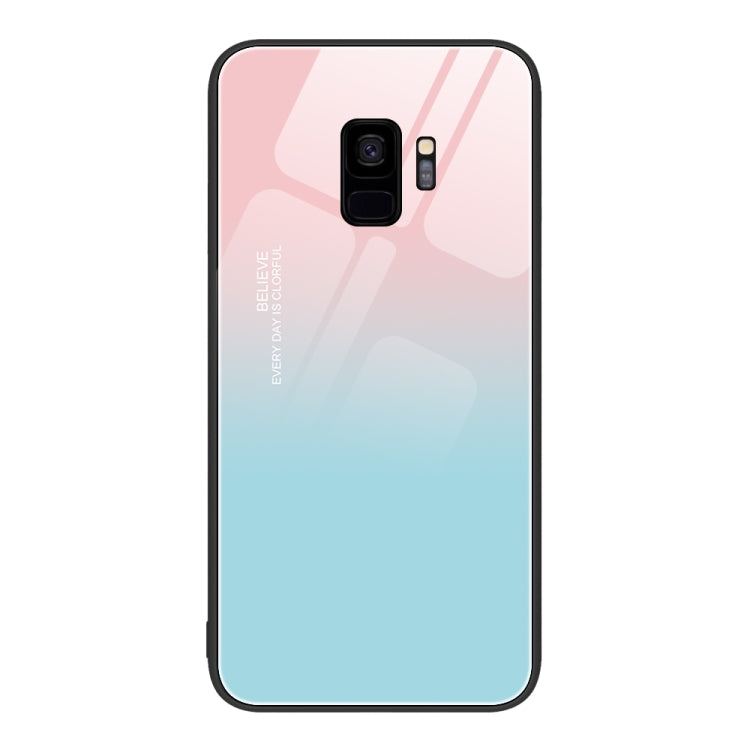 For Samsung Galaxy S9+ Colorful Painted Glass Phone Case