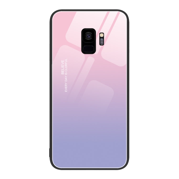 For Samsung Galaxy S9+ Colorful Painted Glass Phone Case