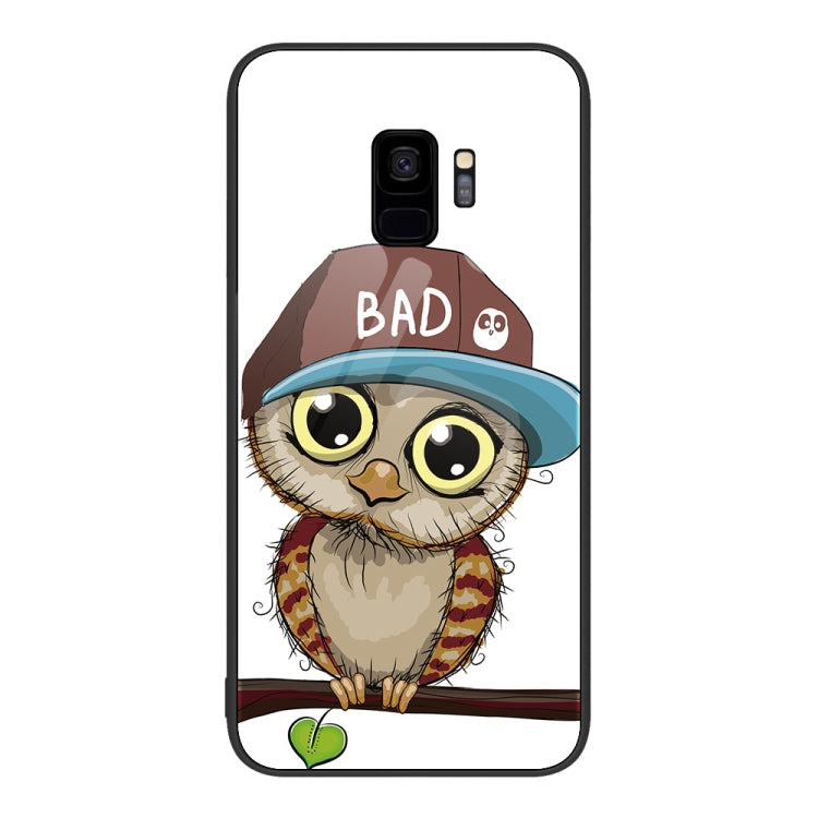 For Samsung Galaxy S9+ Colorful Painted Glass Phone Case