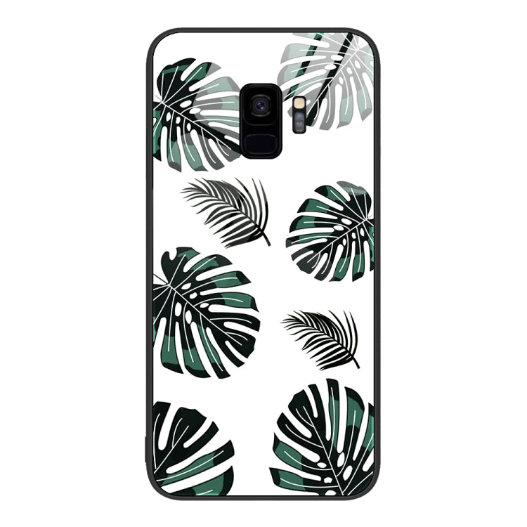 For Samsung Galaxy S9+ Colorful Painted Glass Phone Case