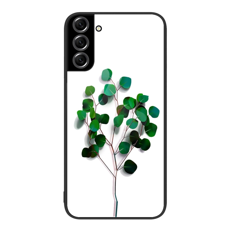 For Samsung Galaxy S22+ 5G Colorful Painted Glass Phone Case