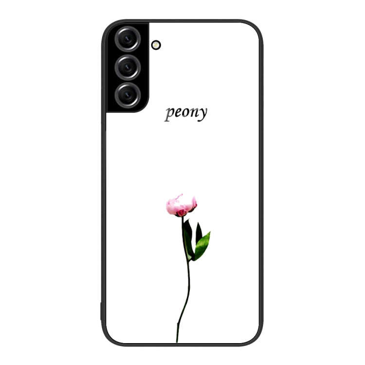 For Samsung Galaxy S22+ 5G Colorful Painted Glass Phone Case