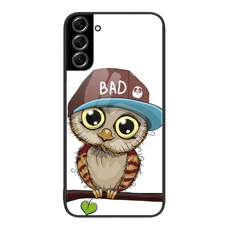 For Samsung Galaxy S22+ 5G Colorful Painted Glass Phone Case