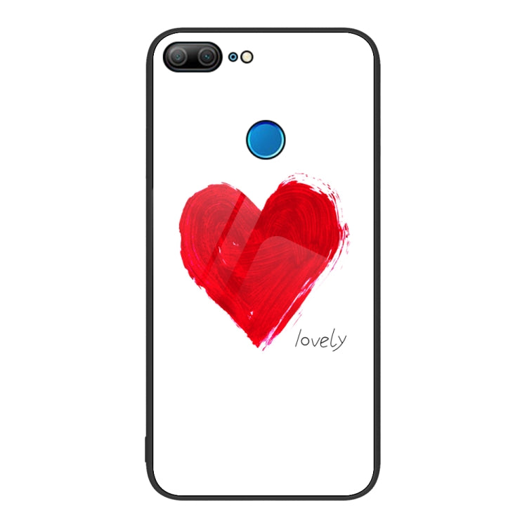 For Honor 9 Lite Colorful Painted Glass Phone Case