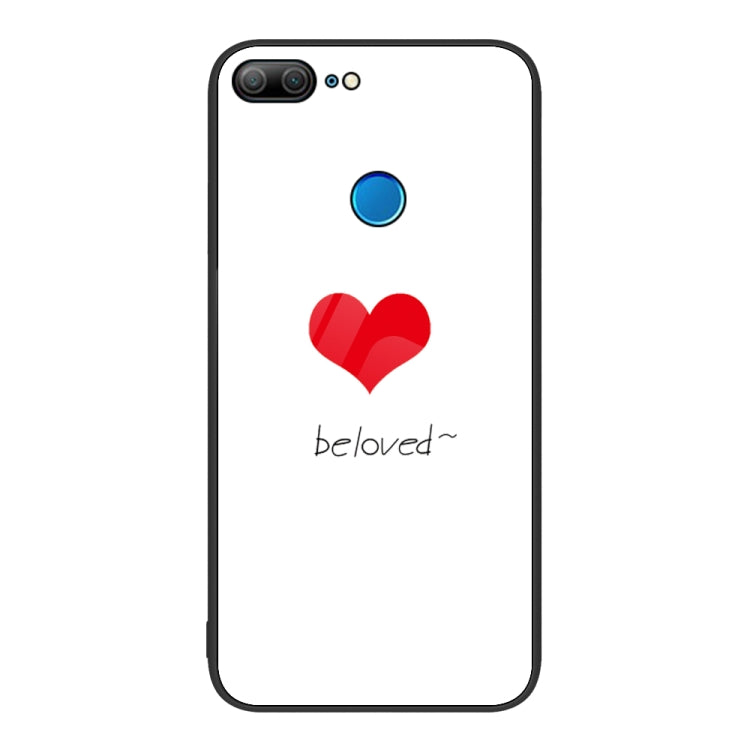 For Honor 9 Lite Colorful Painted Glass Phone Case