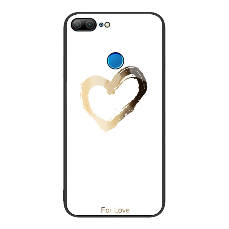 For Honor 9 Lite Colorful Painted Glass Phone Case