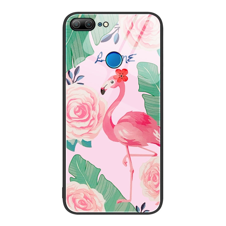 For Honor 9 Lite Colorful Painted Glass Phone Case
