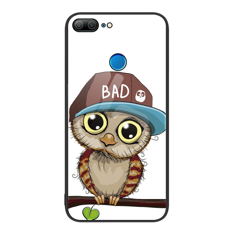 For Honor 9 Lite Colorful Painted Glass Phone Case