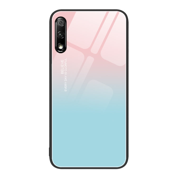 For Honor 9X Colorful Painted Glass Phone Case