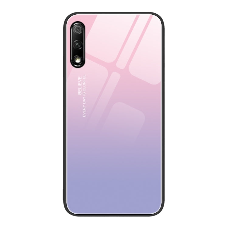 For Honor 9X Colorful Painted Glass Phone Case