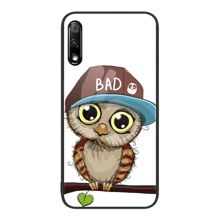 For Honor 9X Colorful Painted Glass Phone Case