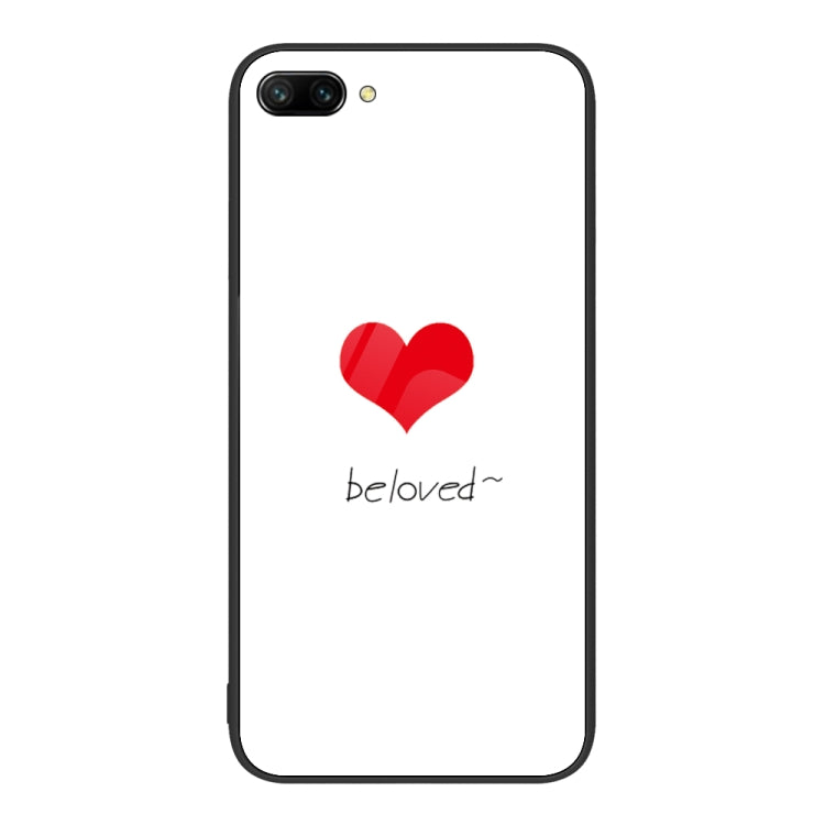 For Honor 10 Colorful Painted Glass Phone Case