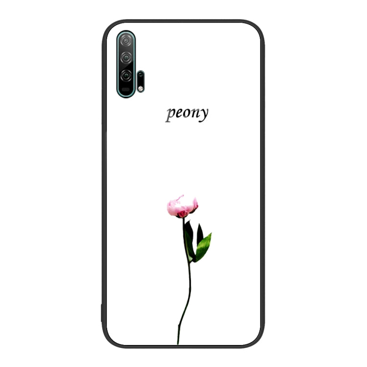 For Honor 20 Pro Colorful Painted Glass Phone Case