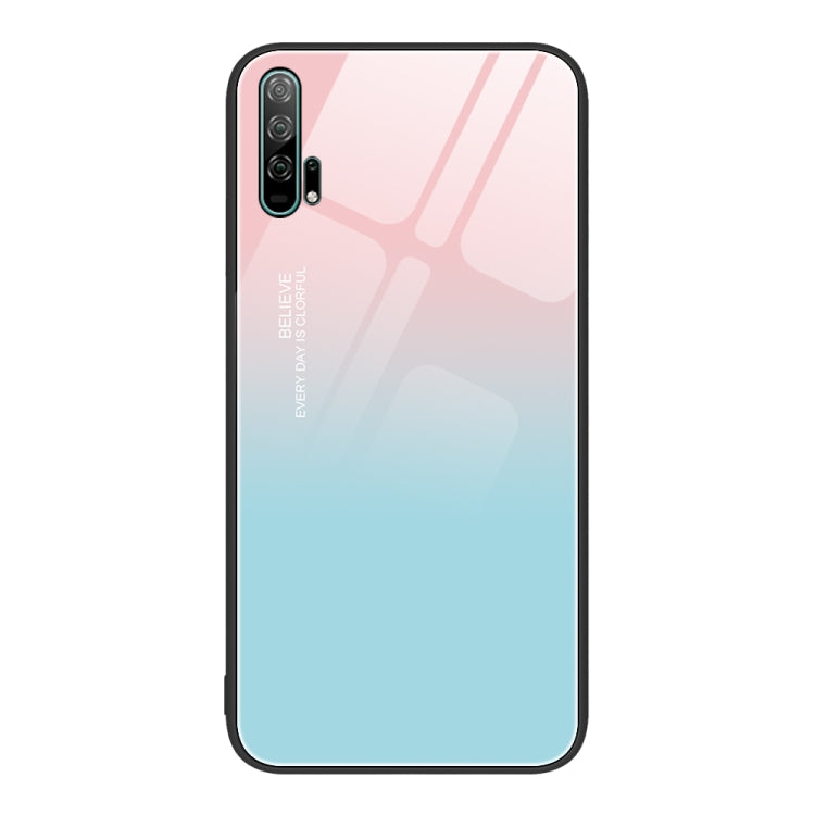 For Honor 20 Pro Colorful Painted Glass Phone Case
