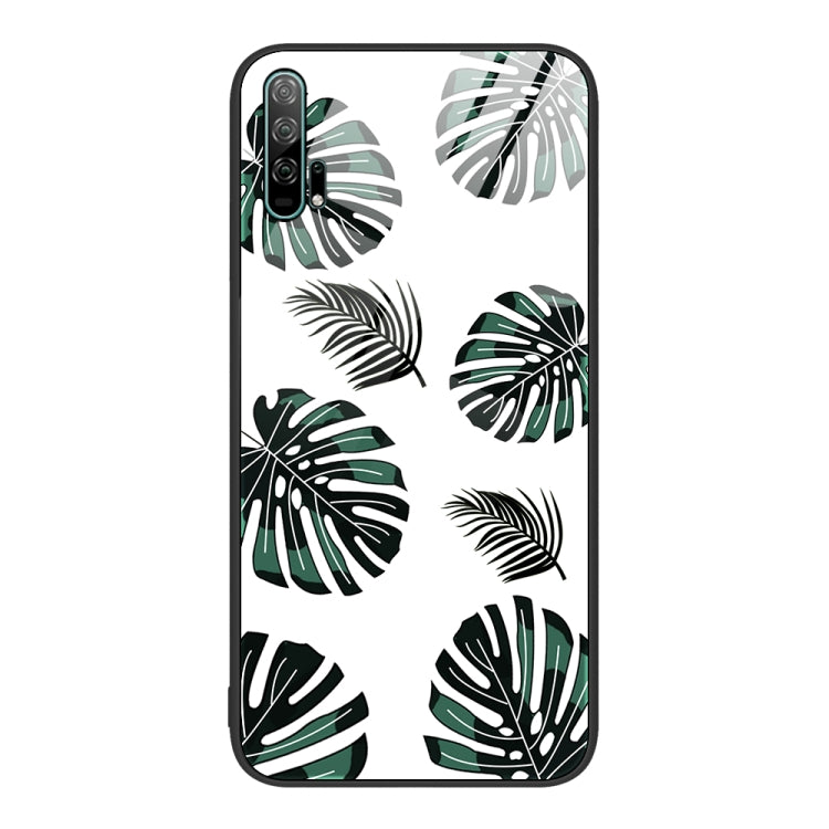 For Honor 20 Pro Colorful Painted Glass Phone Case