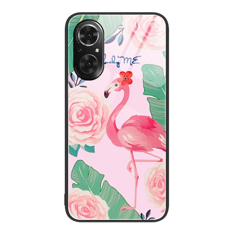 For Honor 50 SE Colorful Painted Glass Phone Case