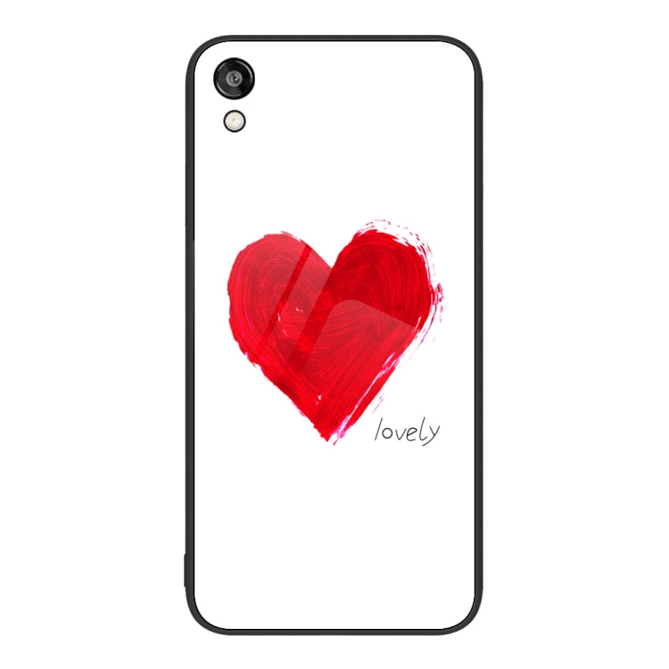 For Honor Play 3e Colorful Painted Glass Phone Case