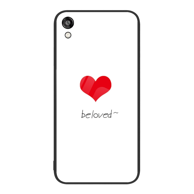 For Honor Play 3e Colorful Painted Glass Phone Case
