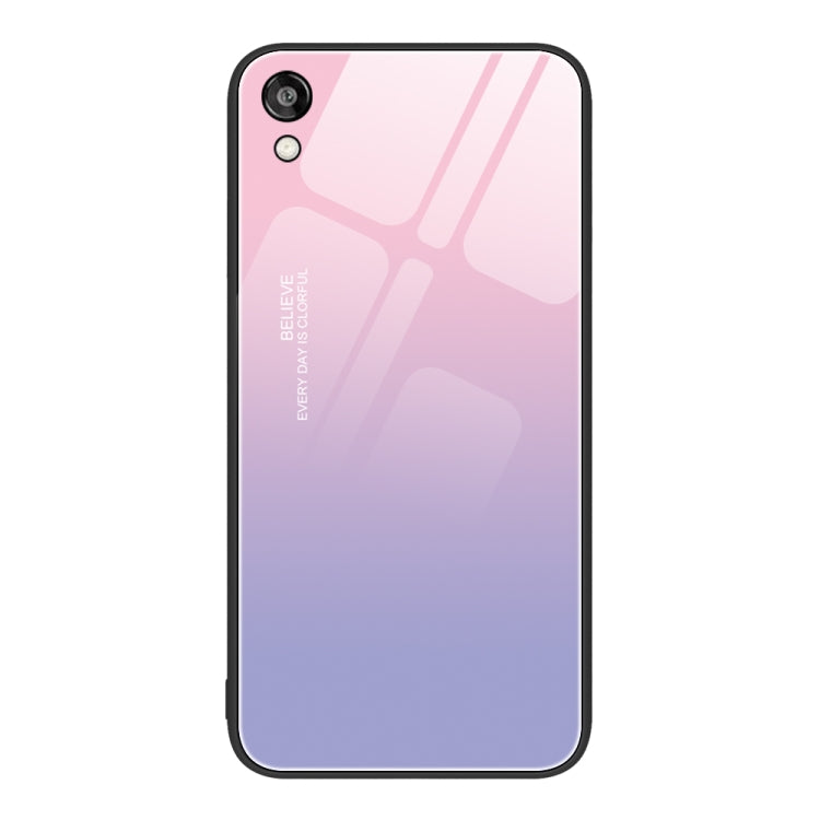 For Honor Play 3e Colorful Painted Glass Phone Case
