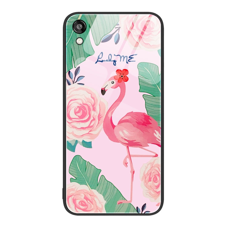 For Honor Play 3e Colorful Painted Glass Phone Case