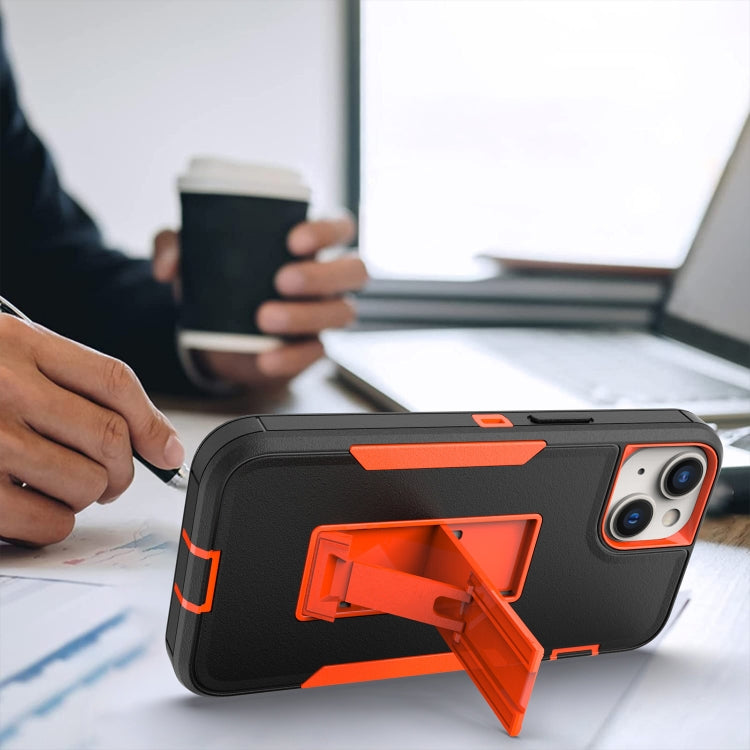 For iPhone 14 Plus Magnetic Holder Phone Case