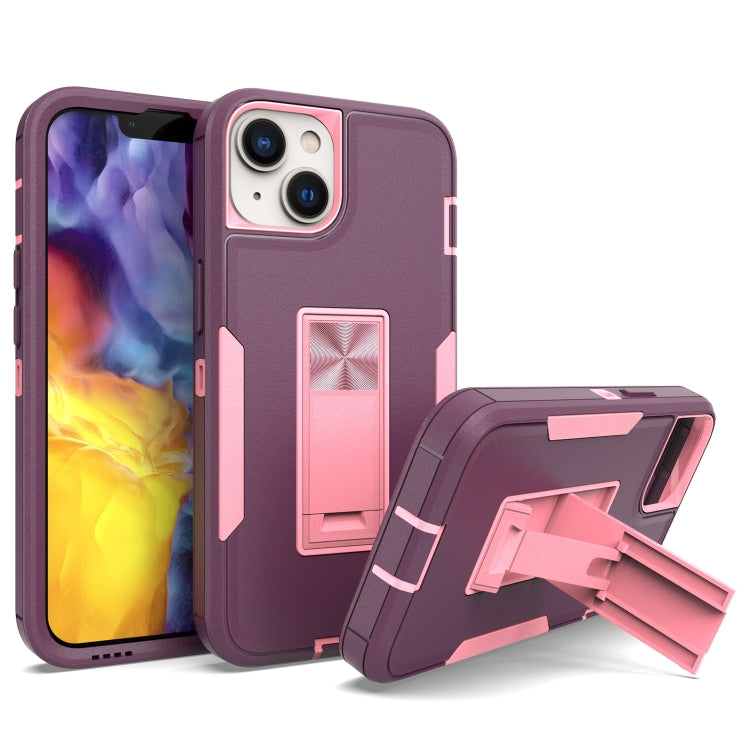 For iPhone 14 Plus Magnetic Holder Phone Case
