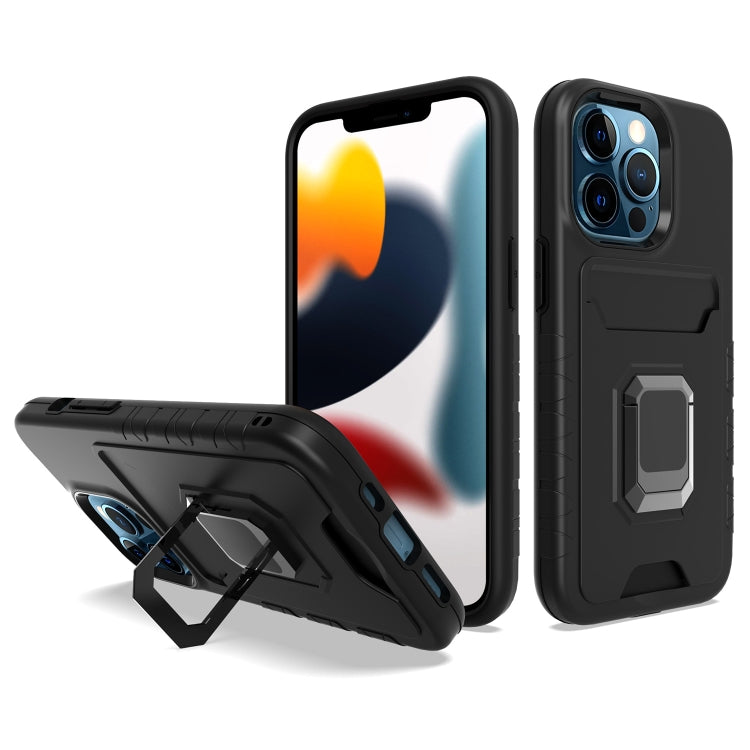 For iPhone 13 Pro Card Shield Magnetic Holder Phone Case