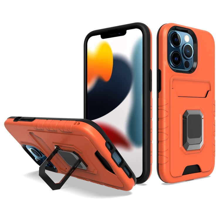 For iPhone 13 Pro Card Shield Magnetic Holder Phone Case