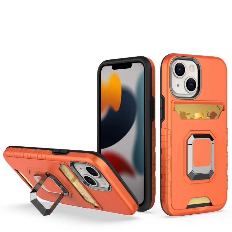 For iPhone 12 mini Card Shield Magnetic Holder Phone Case