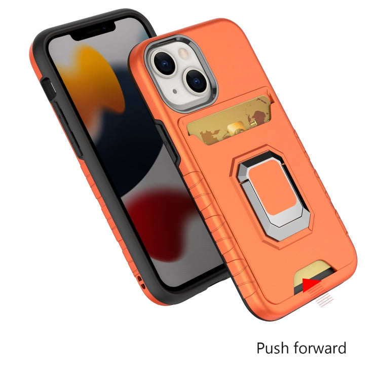 For iPhone 12 mini Card Shield Magnetic Holder Phone Case
