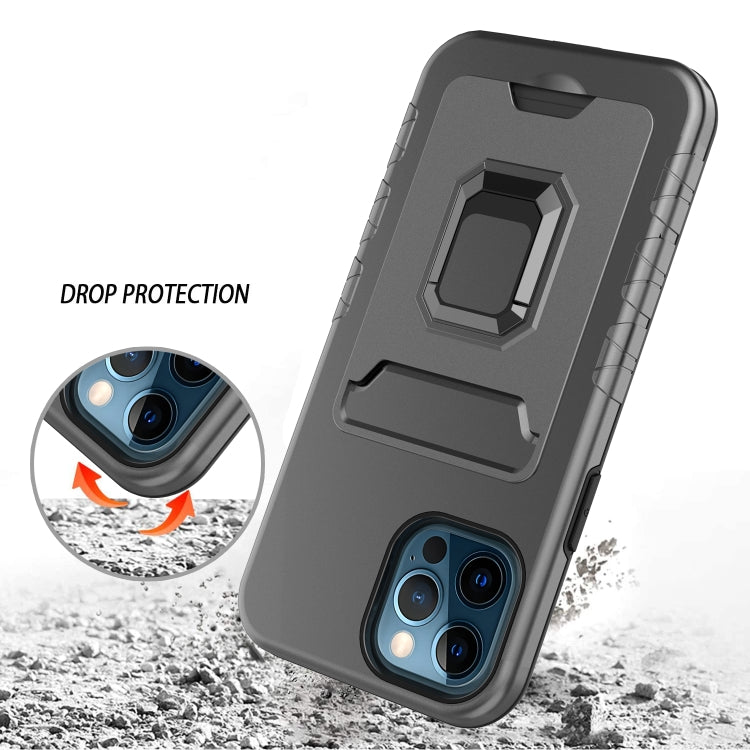 For iPhone 12 Pro Max Card Shield Magnetic Holder Phone Case