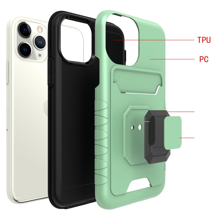 For iPhone 11 Pro Card Shield Magnetic Holder Phone Case
