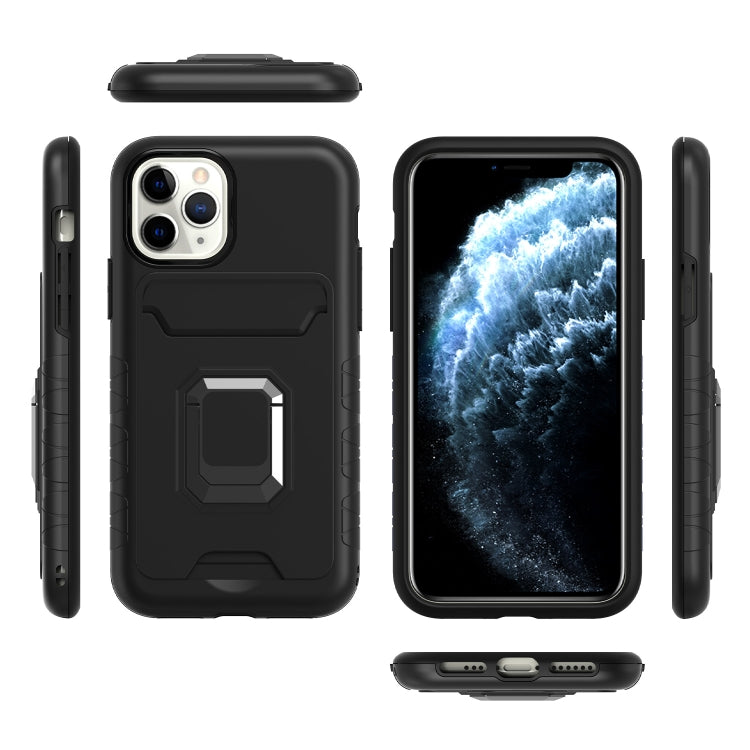 For iPhone 11 Pro Card Shield Magnetic Holder Phone Case