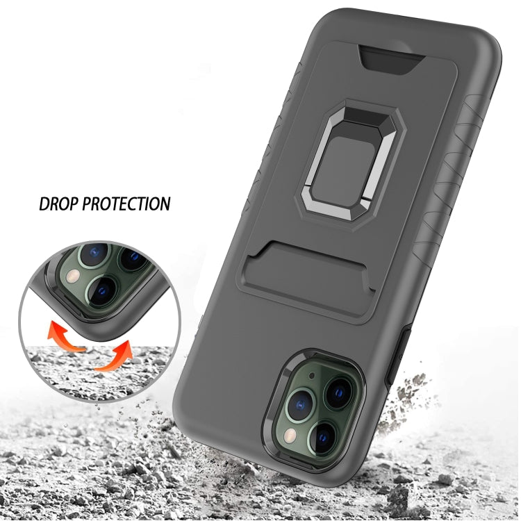 For iPhone 11 Pro Max Card Shield Magnetic Holder Phone Case