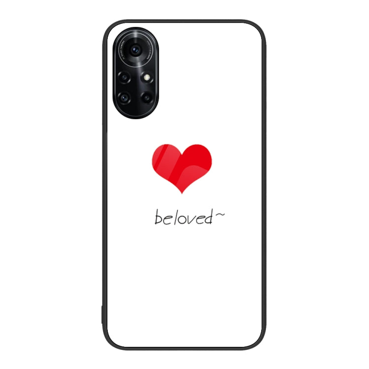 For Huawei nova 8 Pro 4G Colorful Painted Glass Phone Case