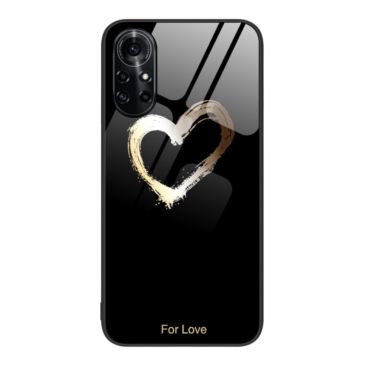 For Huawei nova 8 Pro 4G Colorful Painted Glass Phone Case