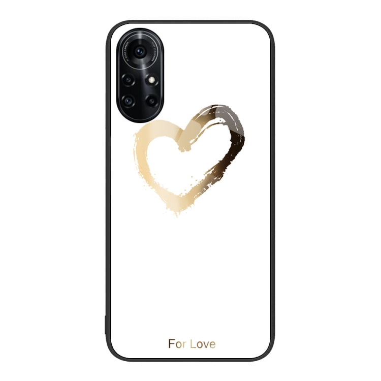 For Huawei nova 8 Pro 4G Colorful Painted Glass Phone Case
