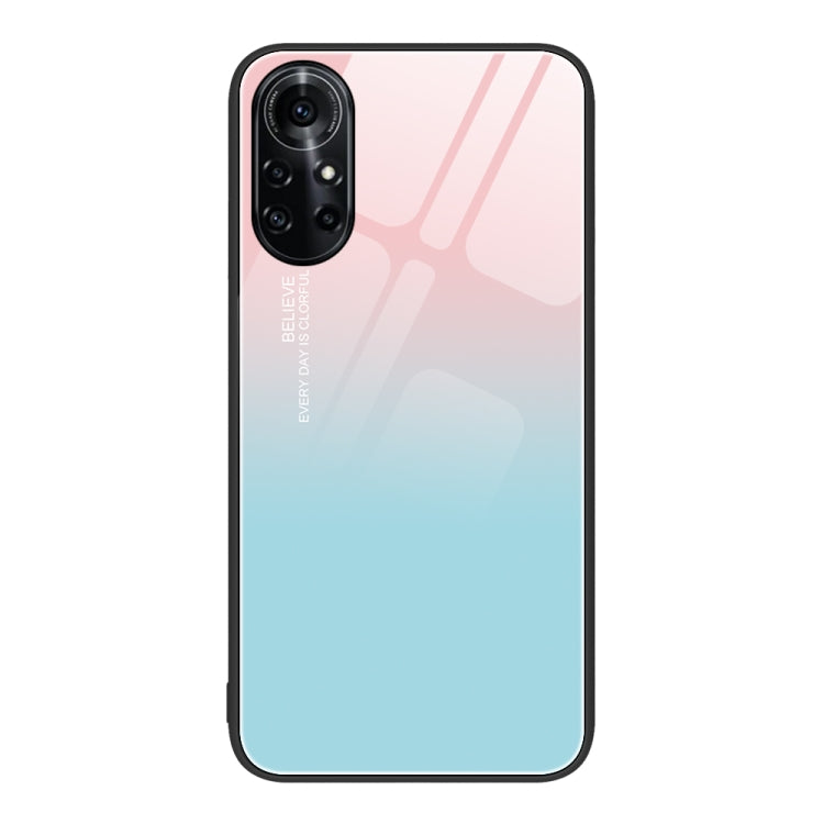 For Huawei nova 8 Pro 4G Colorful Painted Glass Phone Case