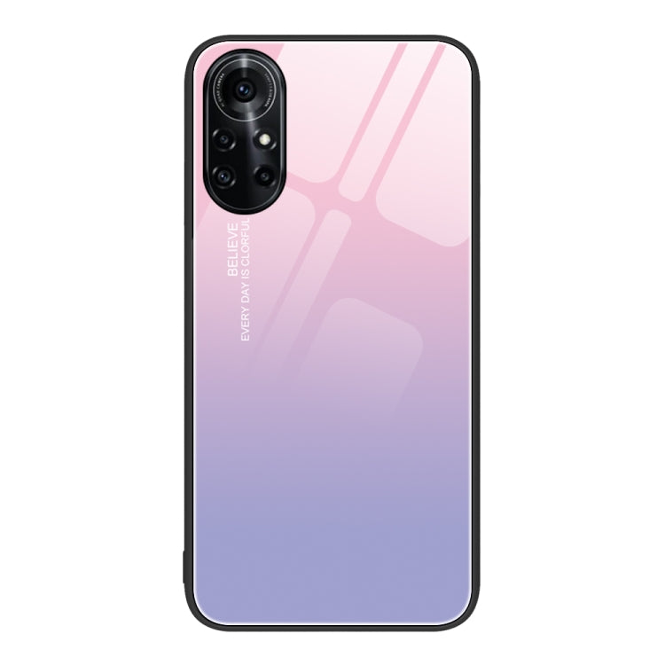 For Huawei nova 8 Pro 4G Colorful Painted Glass Phone Case