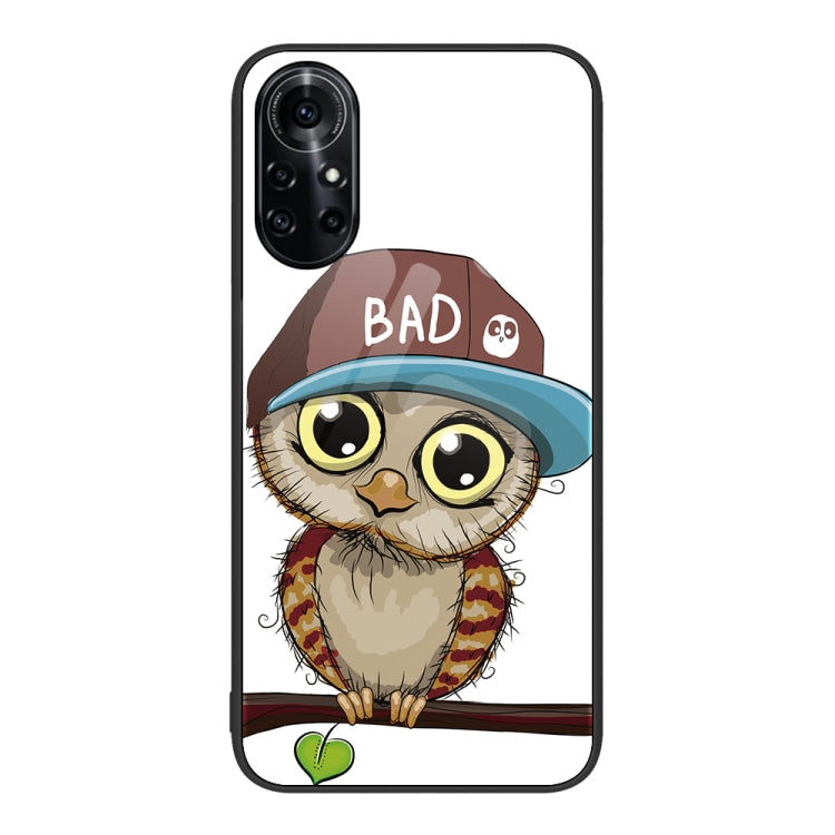 For Huawei nova 8 Pro 4G Colorful Painted Glass Phone Case